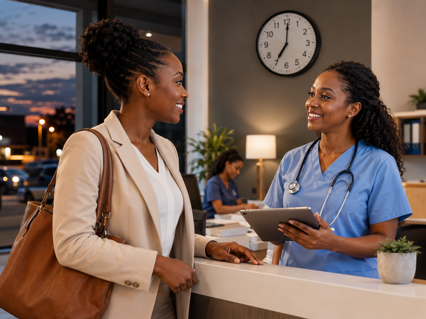 After-work care available — extended evening hours